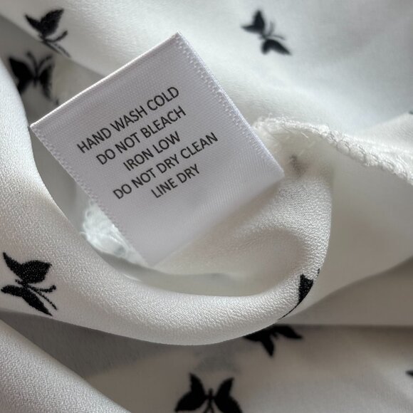 Daisy May Womens Top Size XL Butterfly Fairy Flutter Ruffle Boho Coquette 18755 - Picture 6 of 7